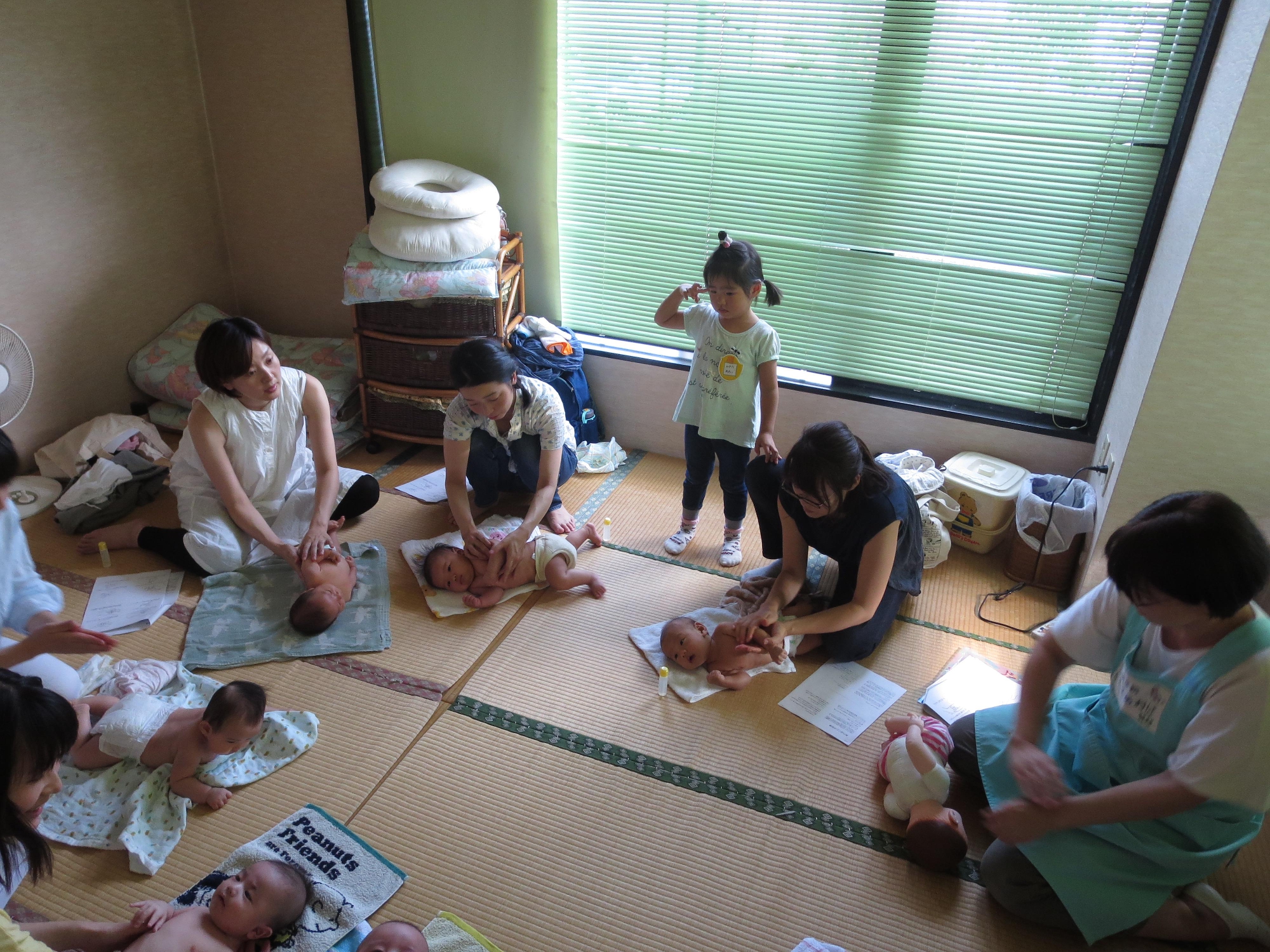 ベビーマッサージ＠バースあおば