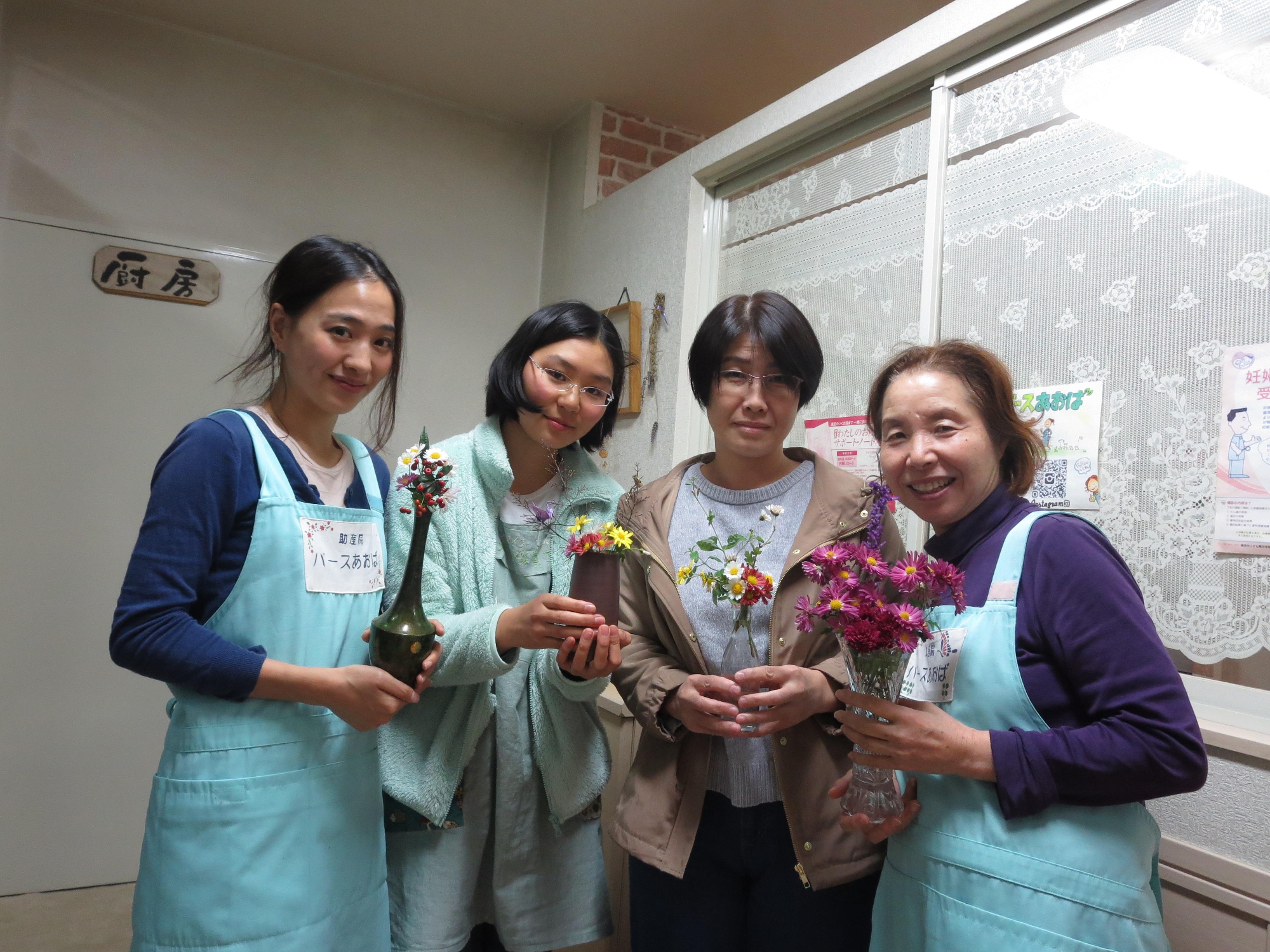 高校生の実習終わる