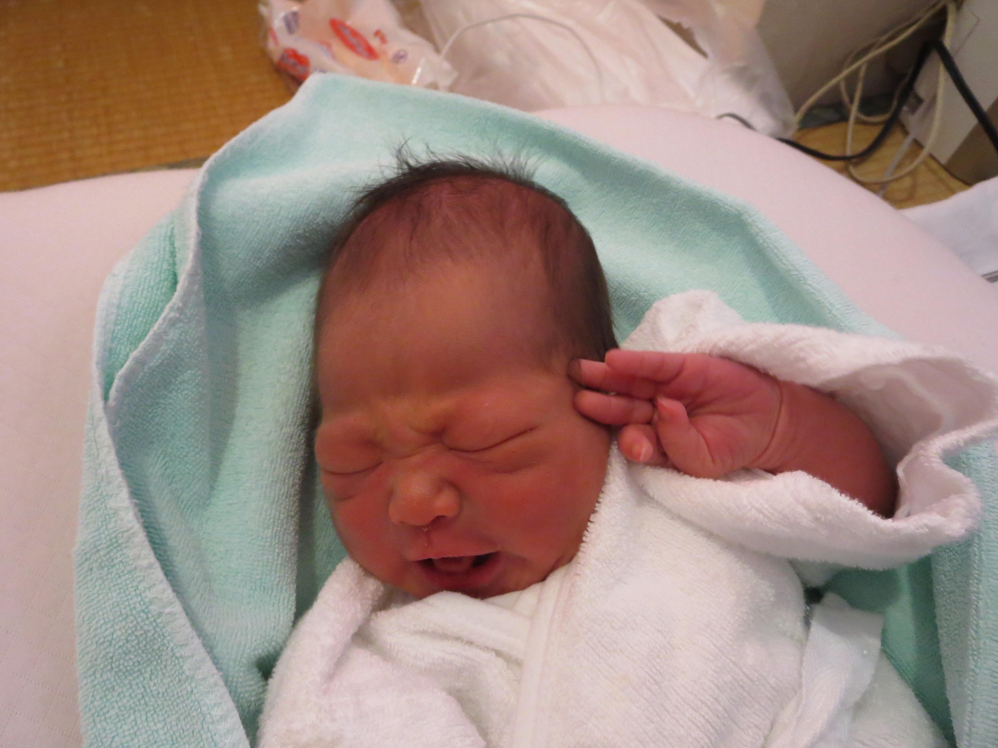 お母さんがバースあおばで出産したから、自分もここで