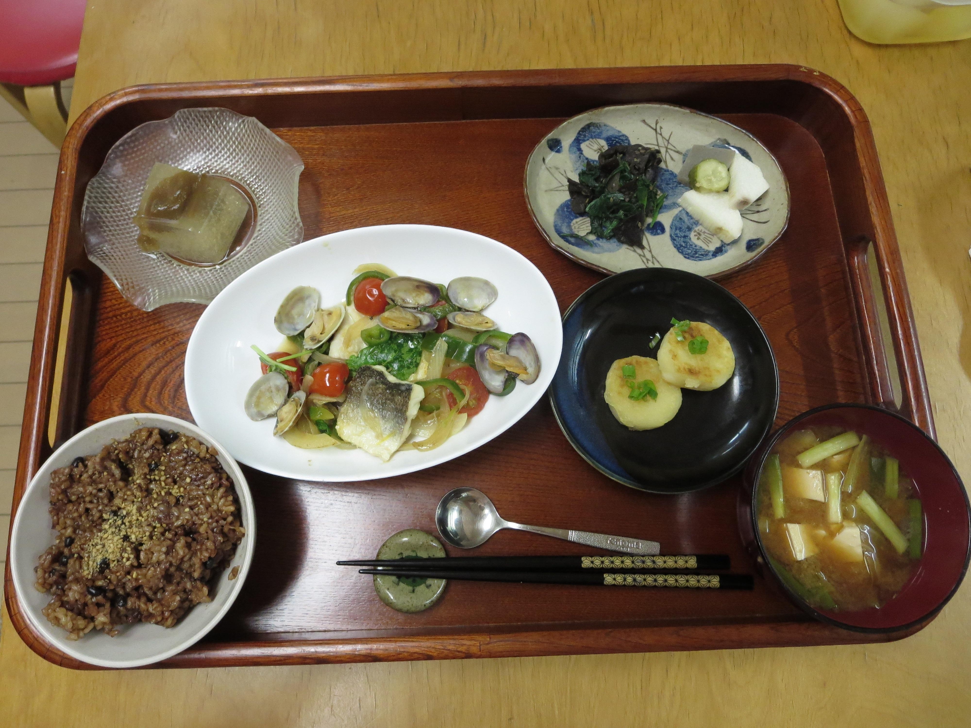 本日のバースあおばの昼食