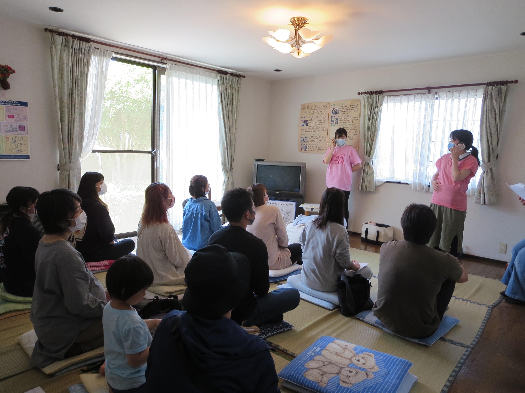 母親学級、特別バージョン実施！