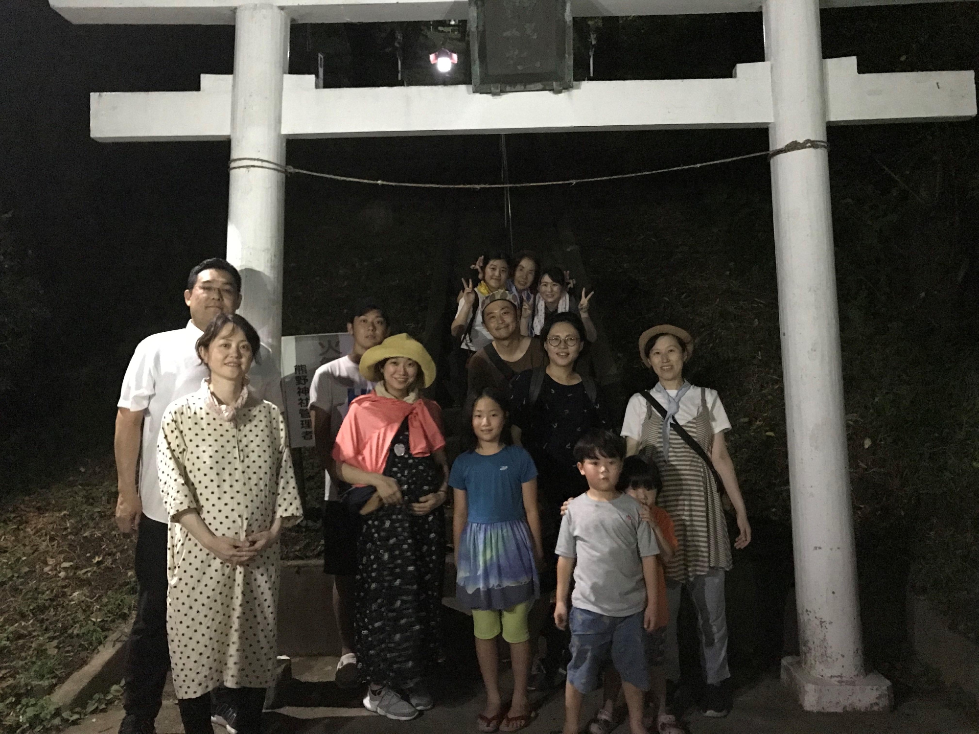 ナイトウオーキングに行きました！