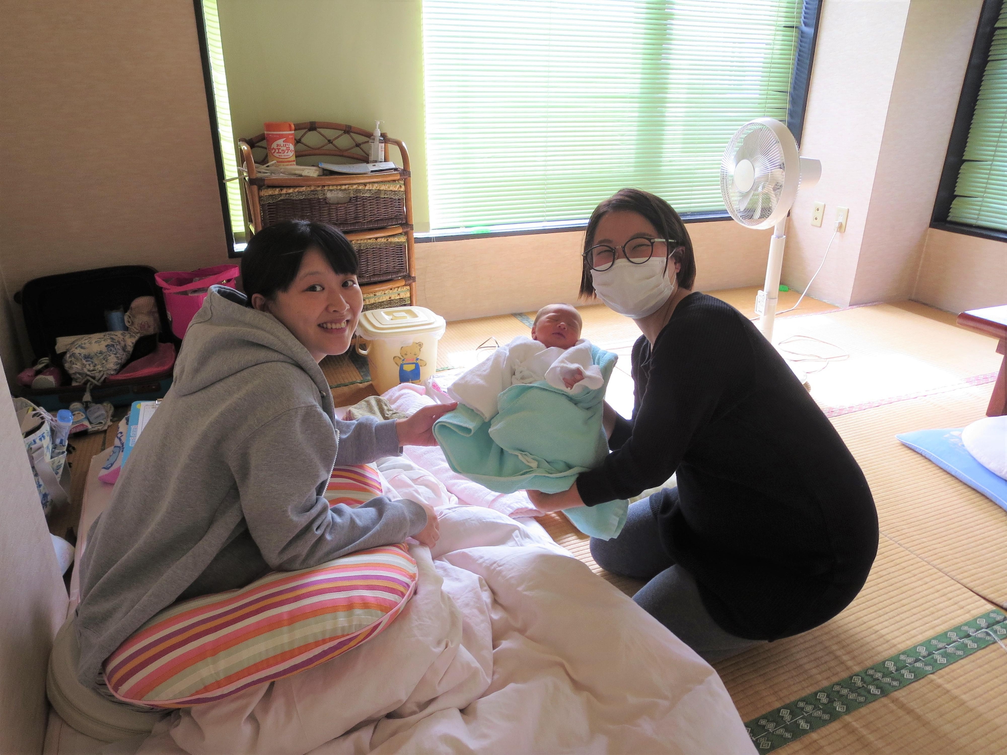 母親学級で一緒になったお二人